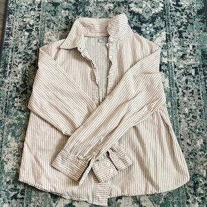 Izod striped button down shirt